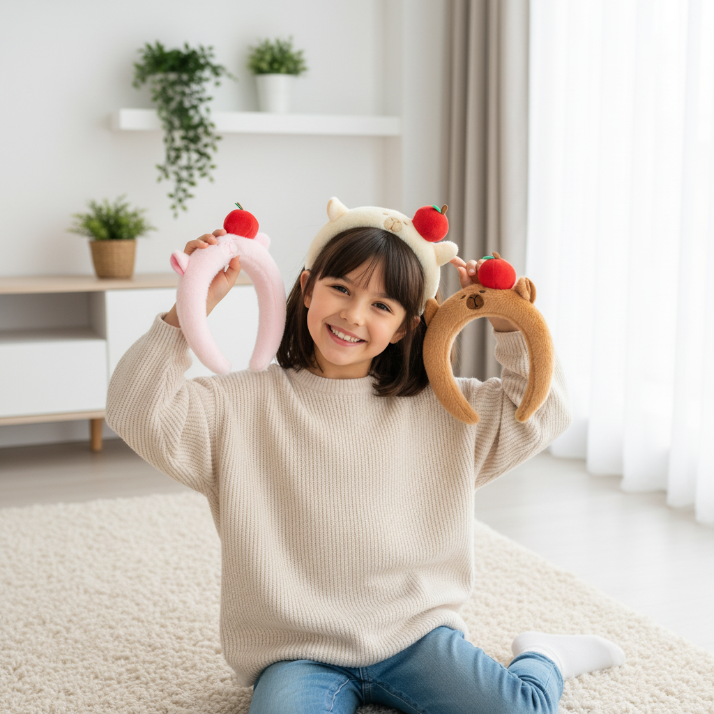 What are the benefits of soft fabric headbands for different age groups?