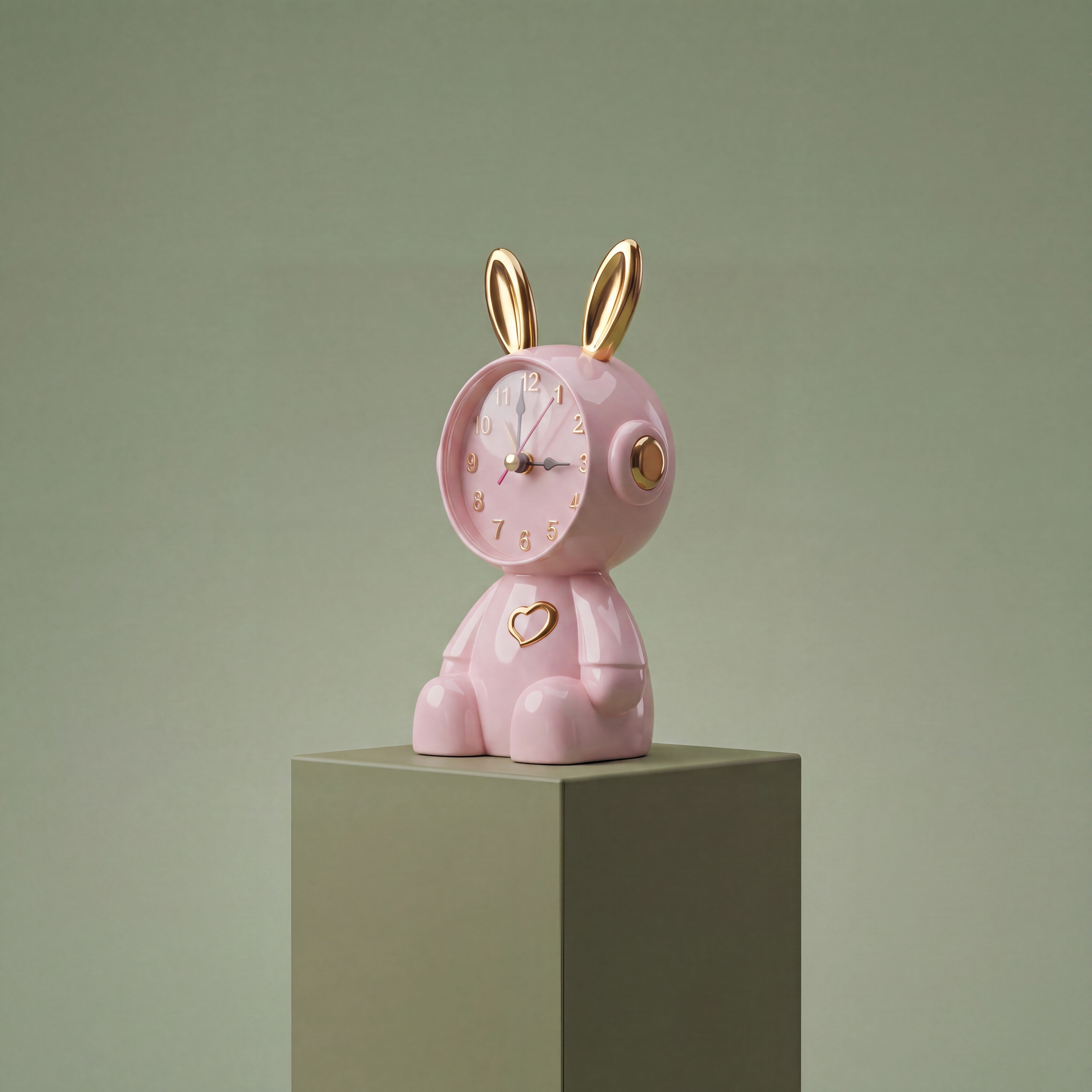 Astronaut Bunny Analog Table Clock !