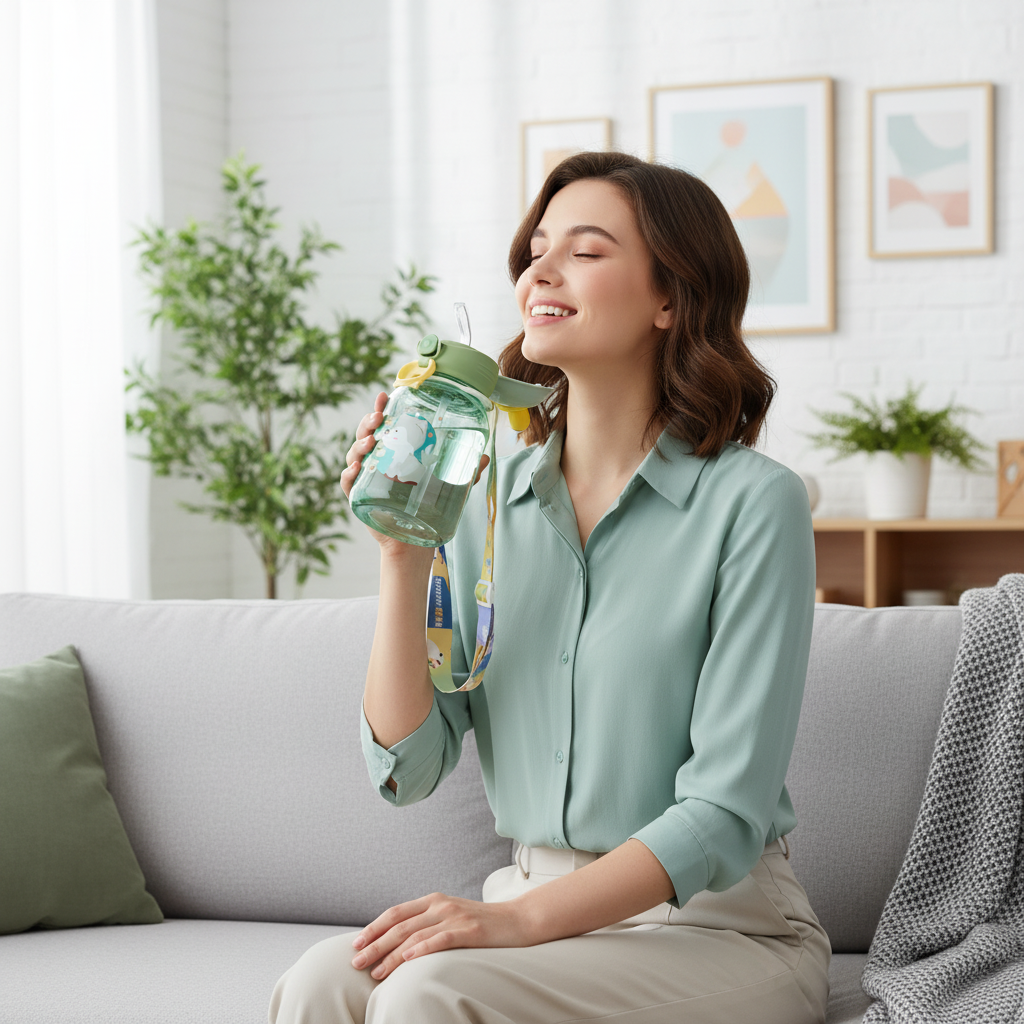 Frosty Wolf Adventure Kids Bottle