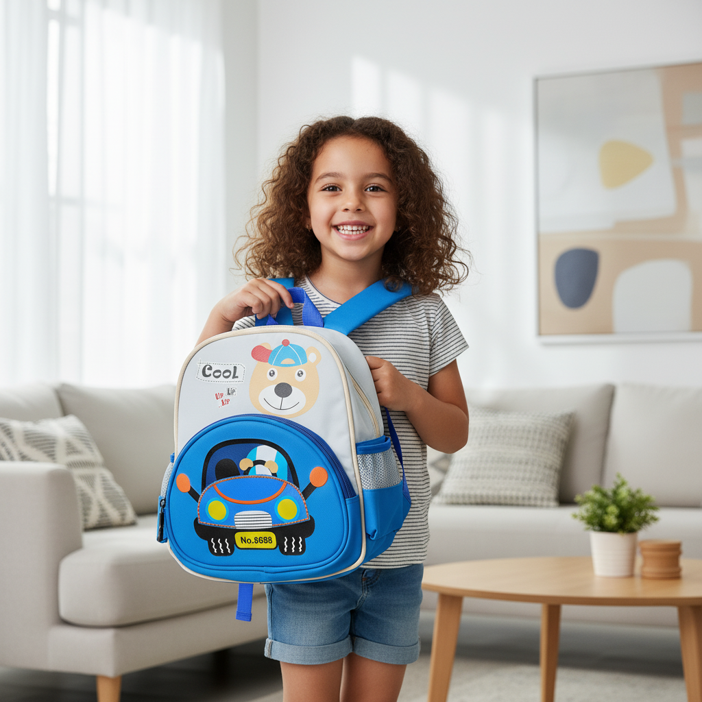 Bear Car Toddler Backpack