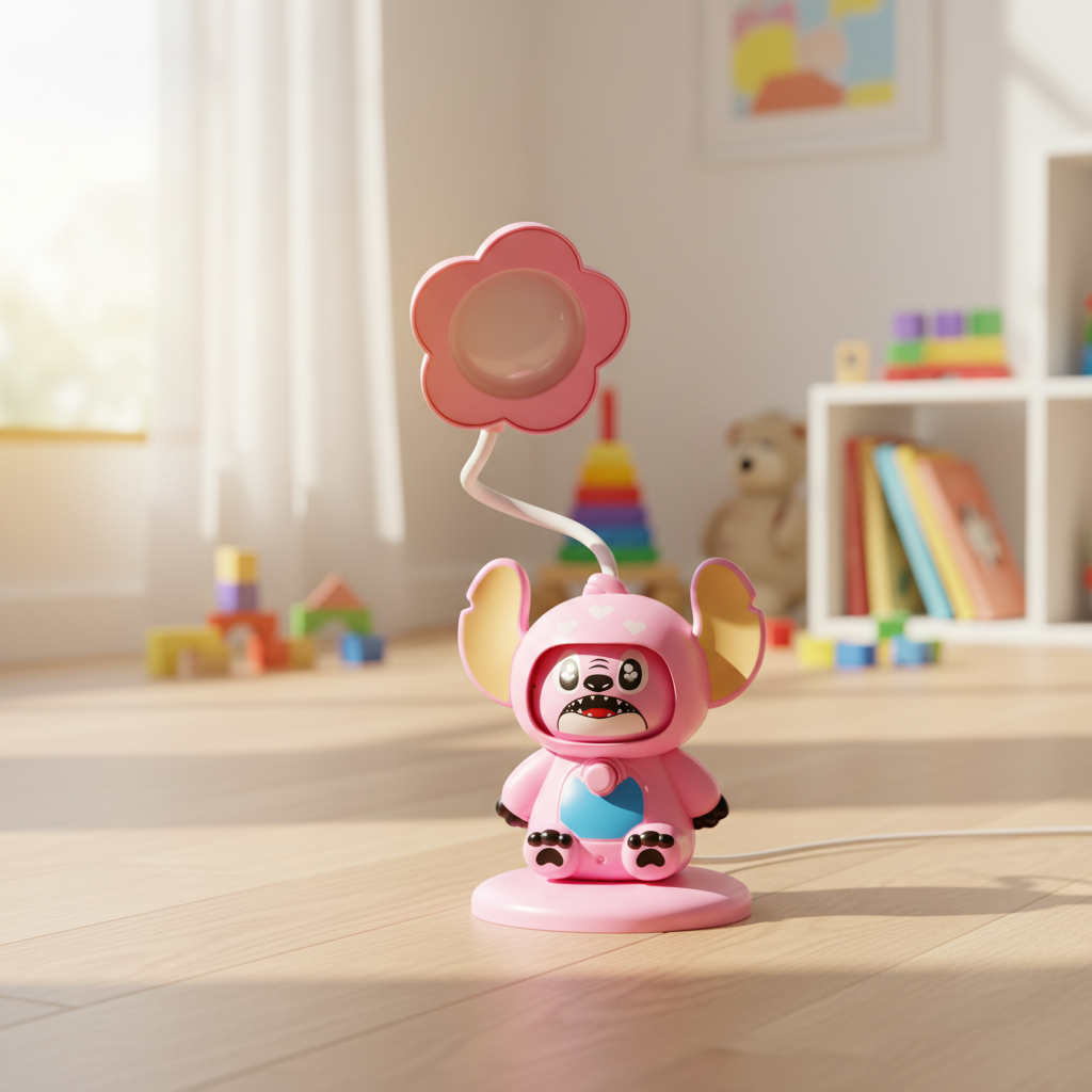 Flower-Top Character LED Lamp