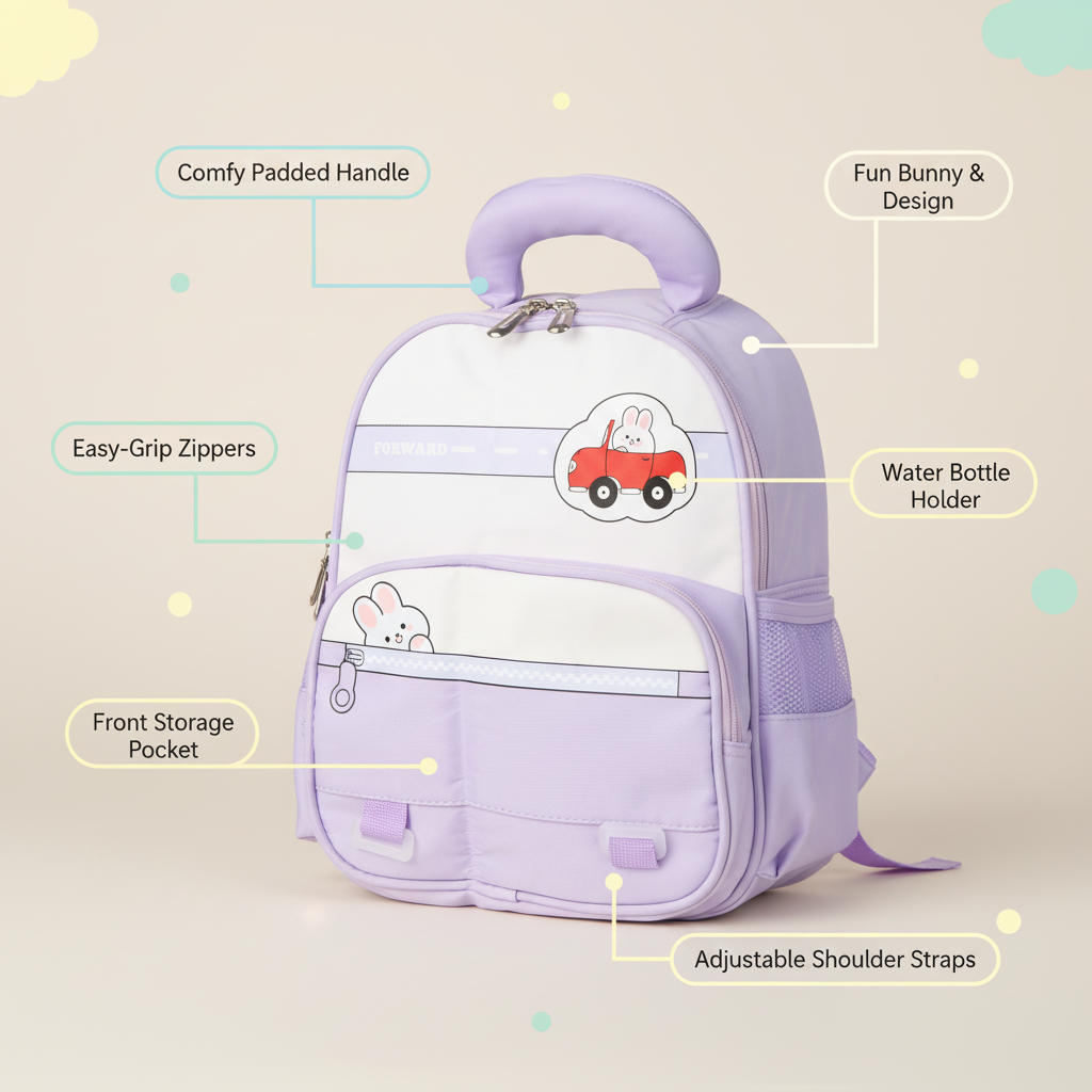 Forest Green Car Explorer Toddler Backpack