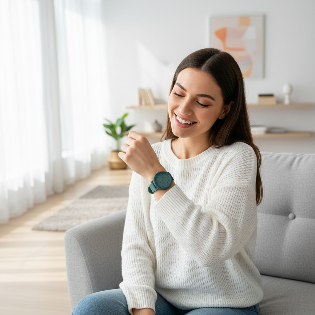 Angle Round Dios Watch