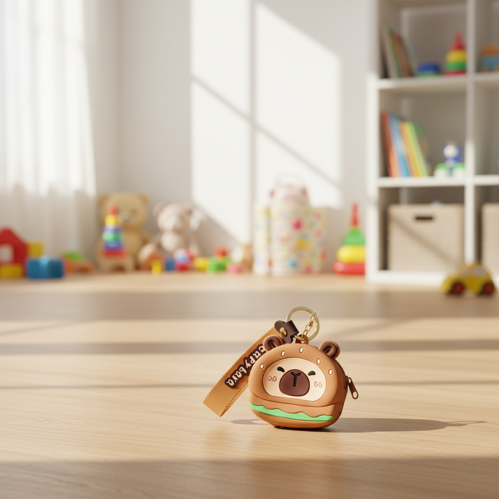 Capybara Burger Coin Pouch