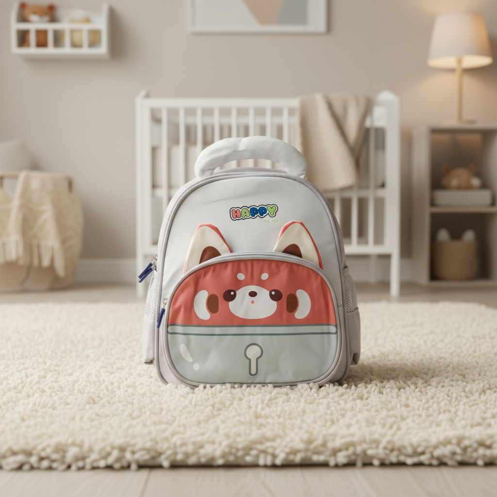 Lavender Happy Kitty Toddler Backpack