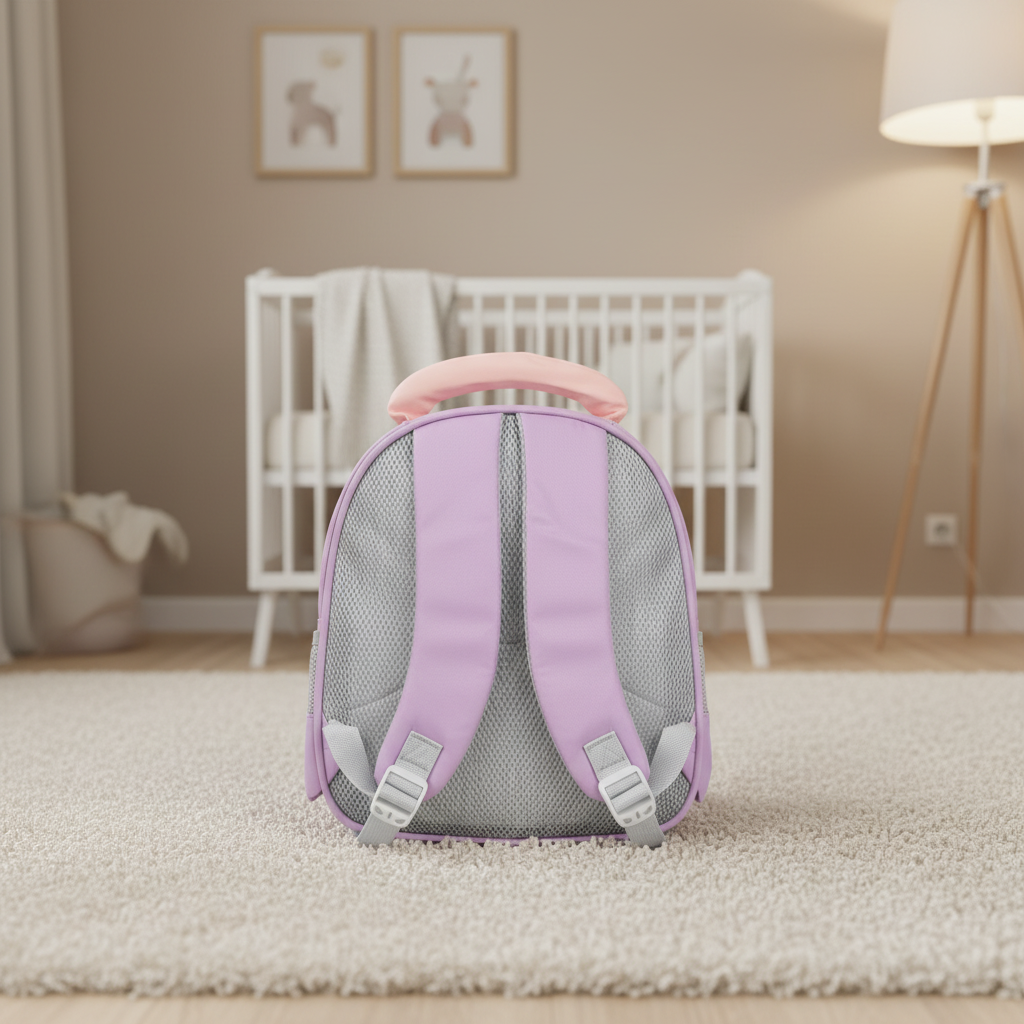 Lavender Puppy Toddler Backpack