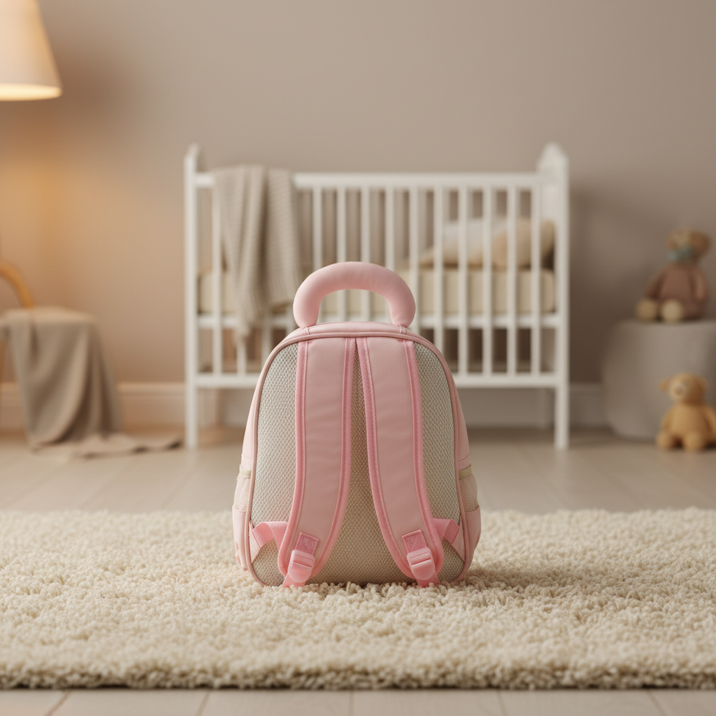 Forest Green Car Explorer Toddler Backpack