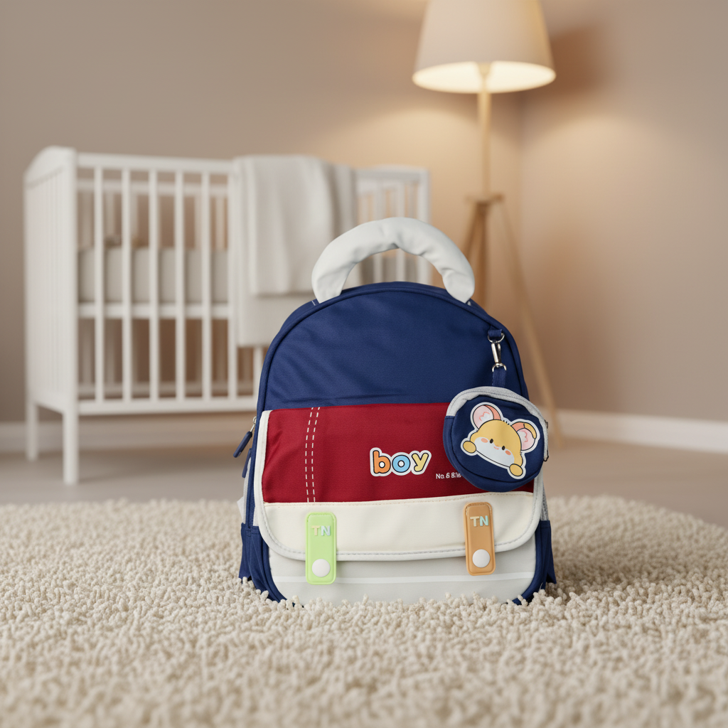 Lavender Puppy Toddler Backpack