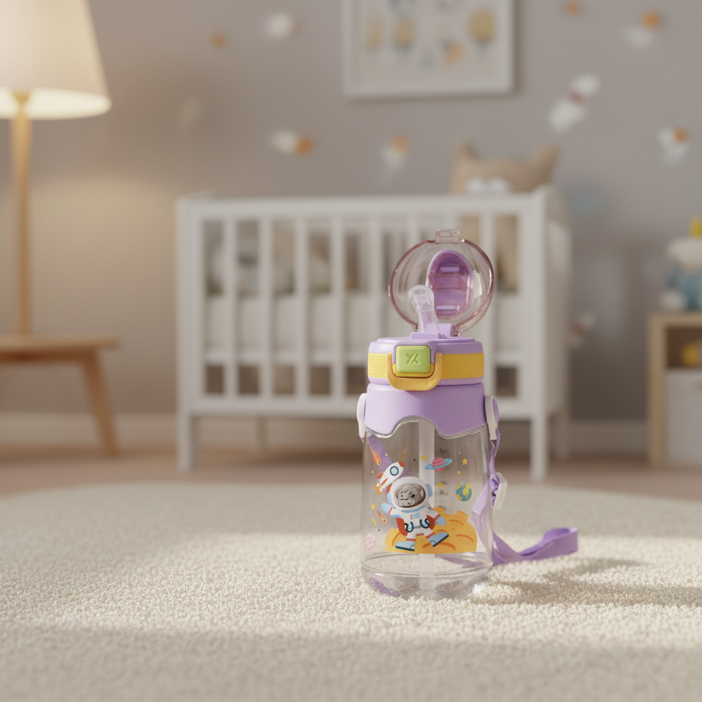 Astro Explorer Kids Straw Bottle