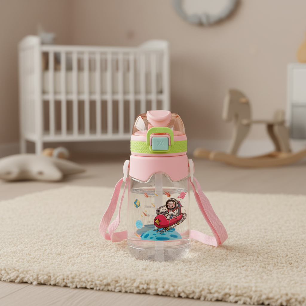 Astro Explorer Kids Straw Bottle