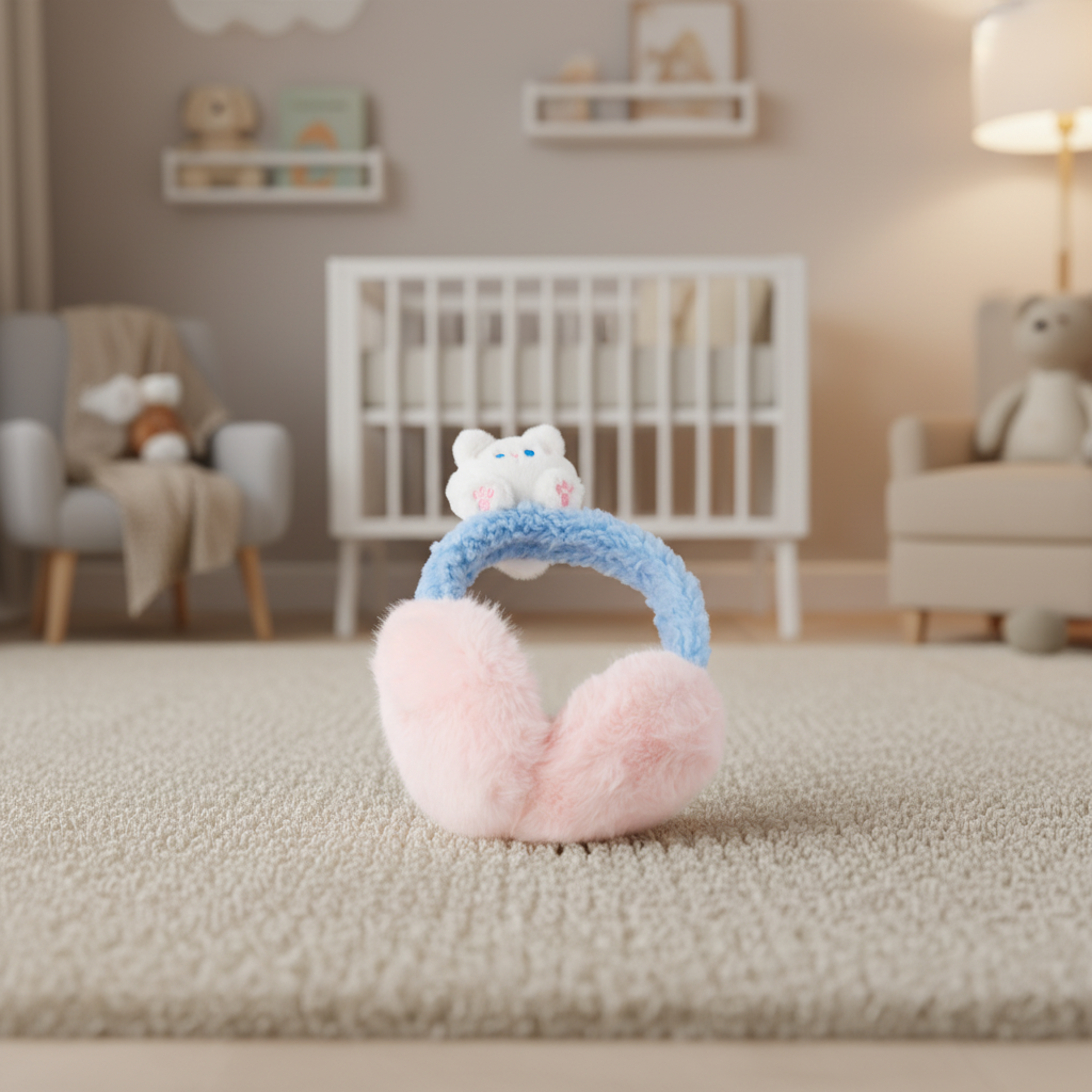 Bear-Themed Winter Earmuffs