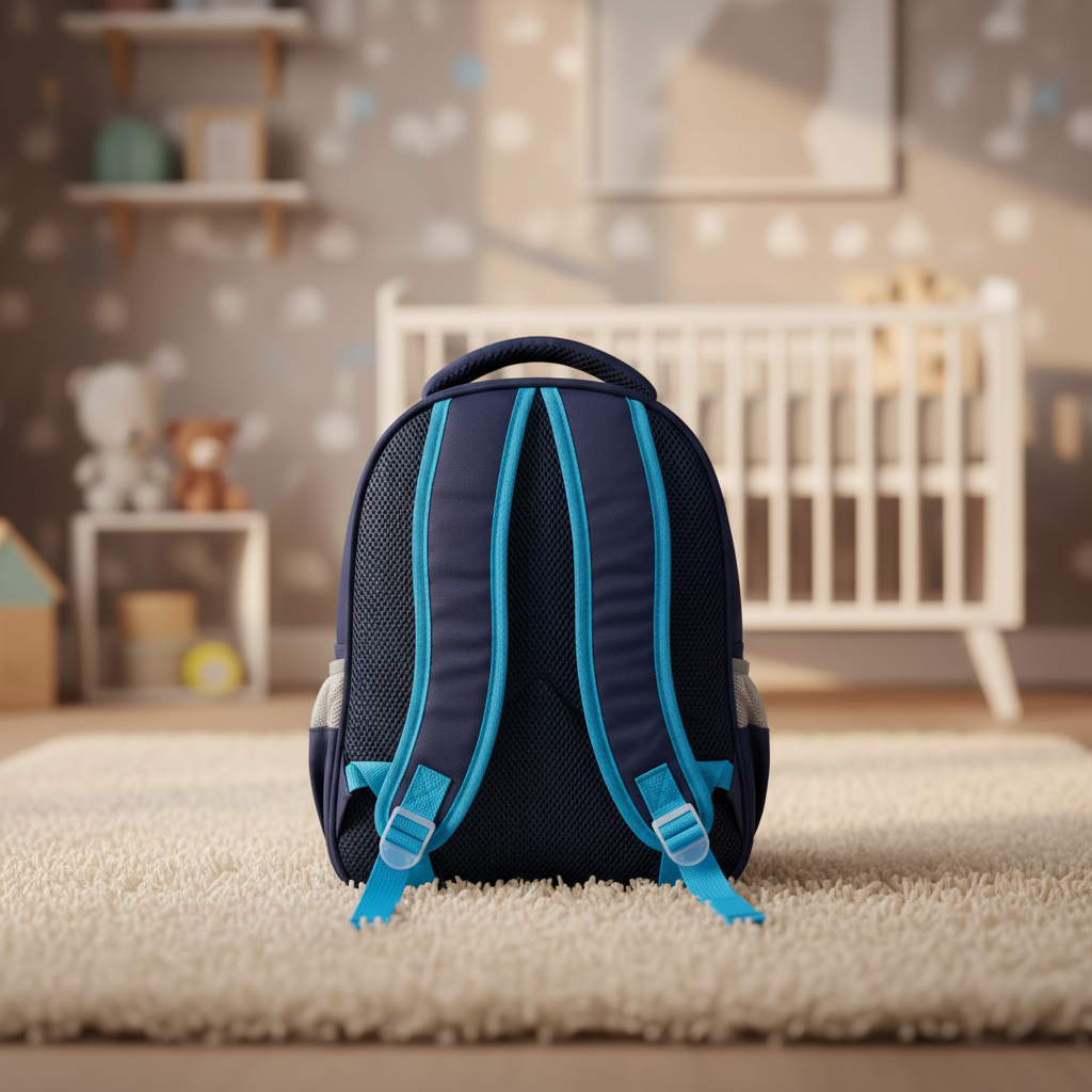 Forest Green Car Explorer Toddler Backpack