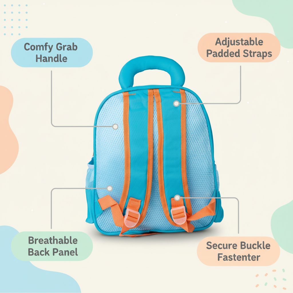 Forest Green Car Explorer Toddler Backpack