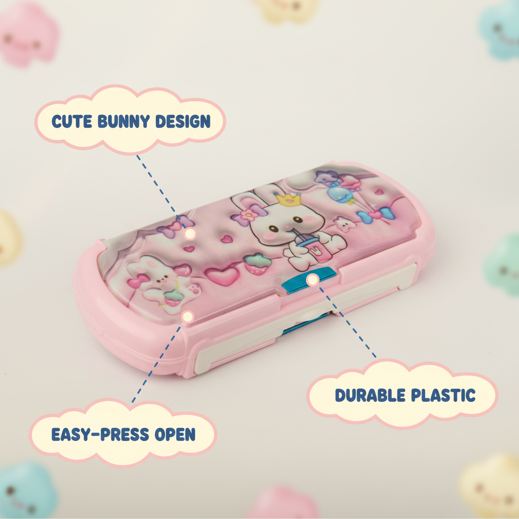 Happy Dino Adventure Lock Pencil Box Collection