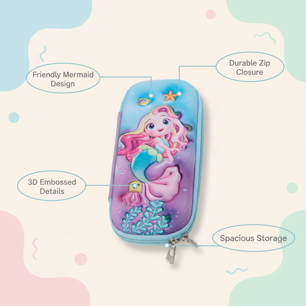 Galaxy Astronaut Zipper Pencil Pouch