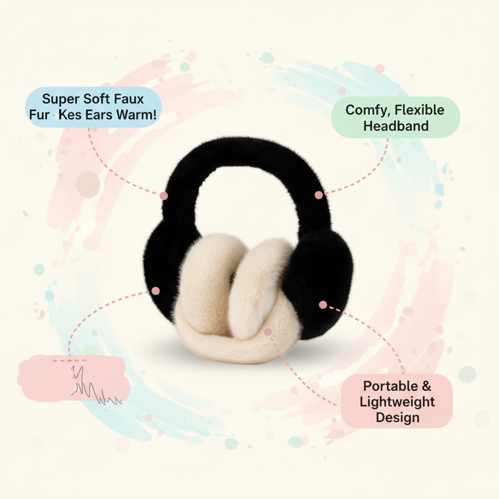 Winter Earmuffs for Kids 5 Years and Above