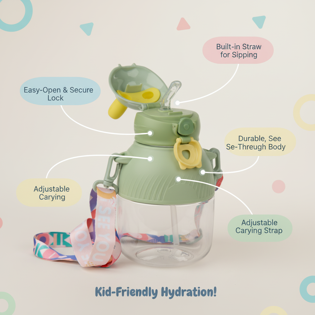 Playful Hoodie Bunny Bottle