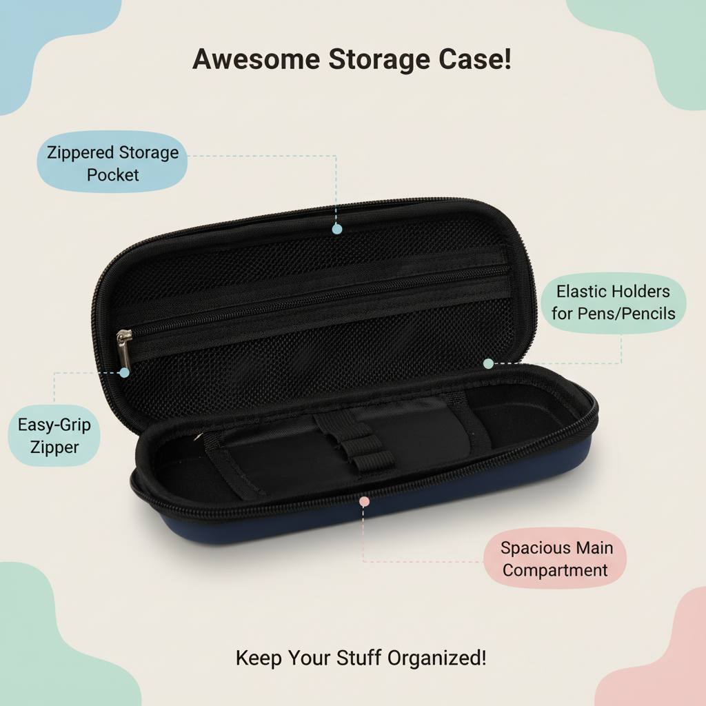 Galaxy Astronaut Zipper Pencil Pouch