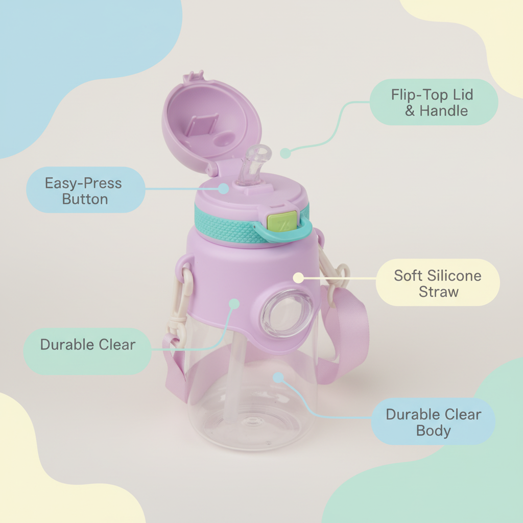 Aqua Bear Peek-A-Boo Bottle