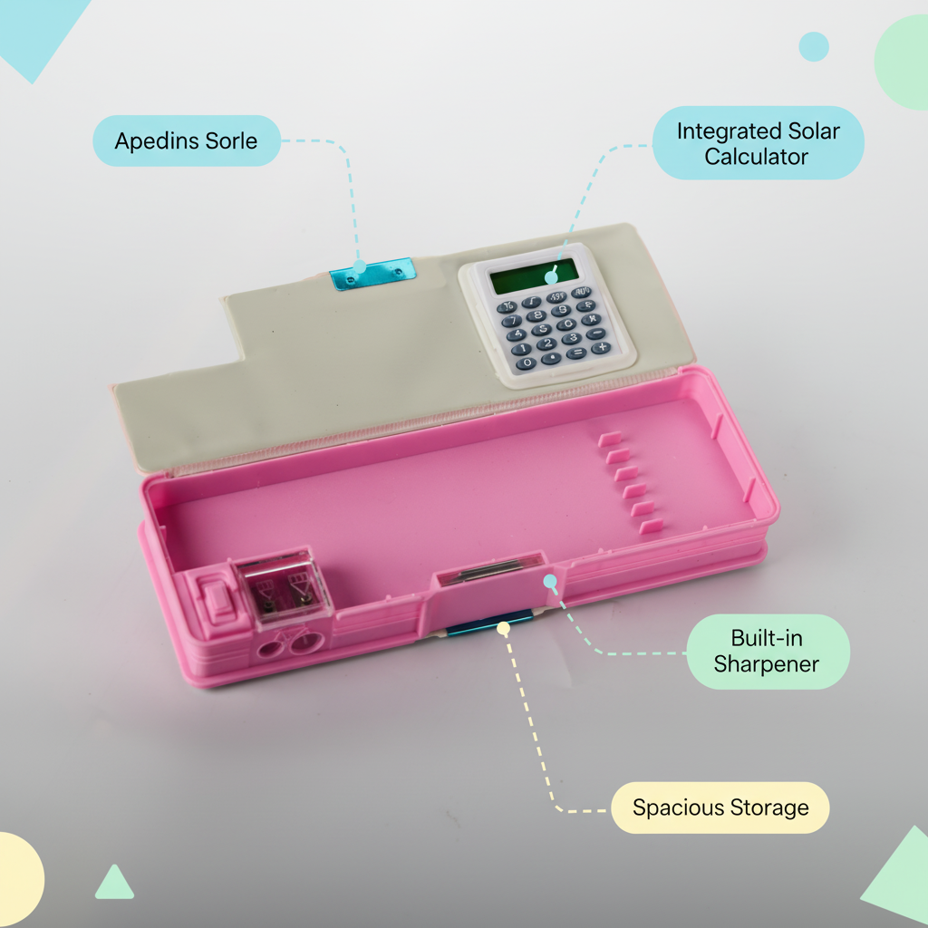 Love Friends Penguin Utility Pencil Box