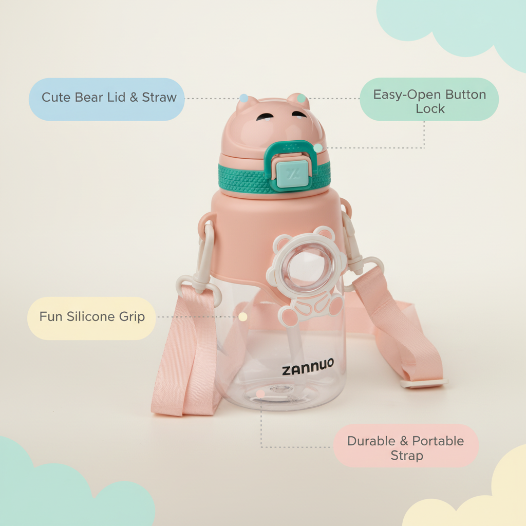 Aqua Bear Peek-A-Boo Bottle