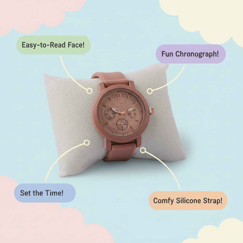 Rose Dial Dios Watch