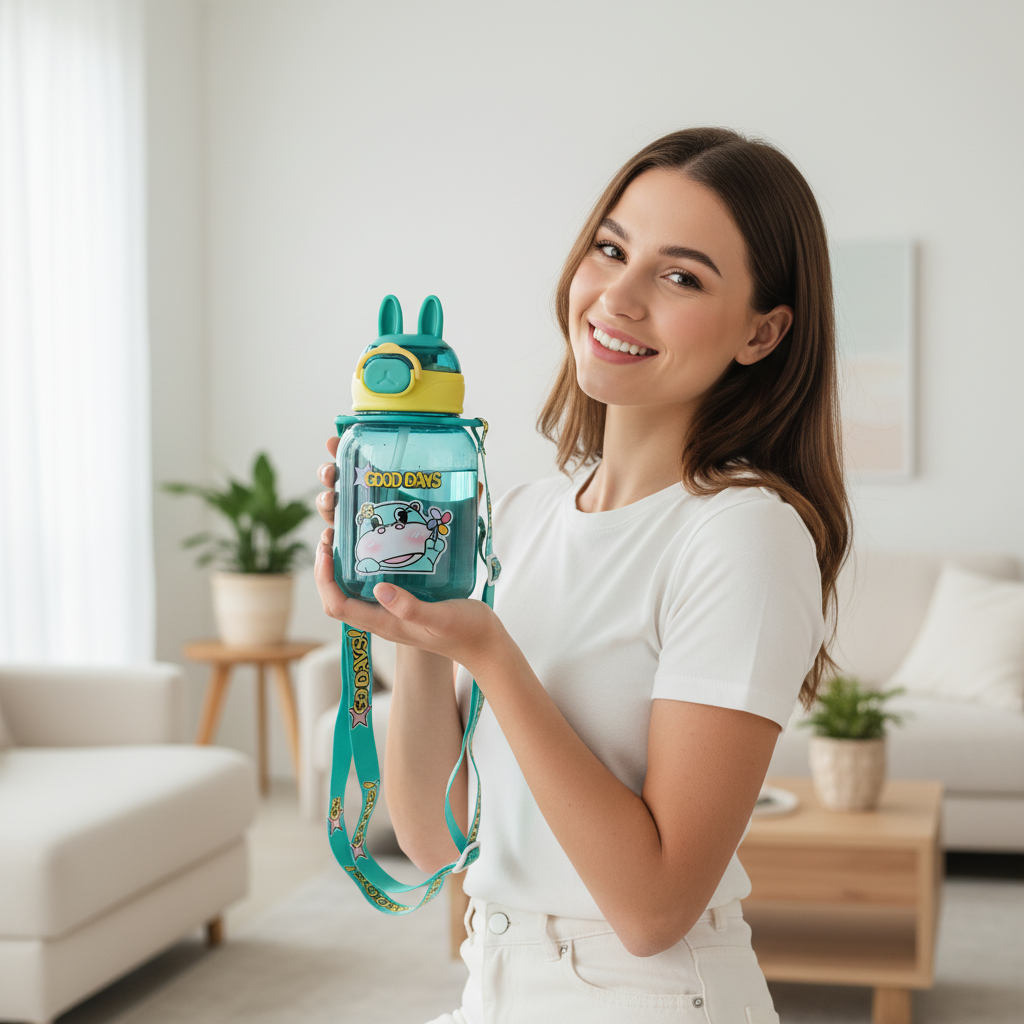 Good Days Hippo Sipper Bottle