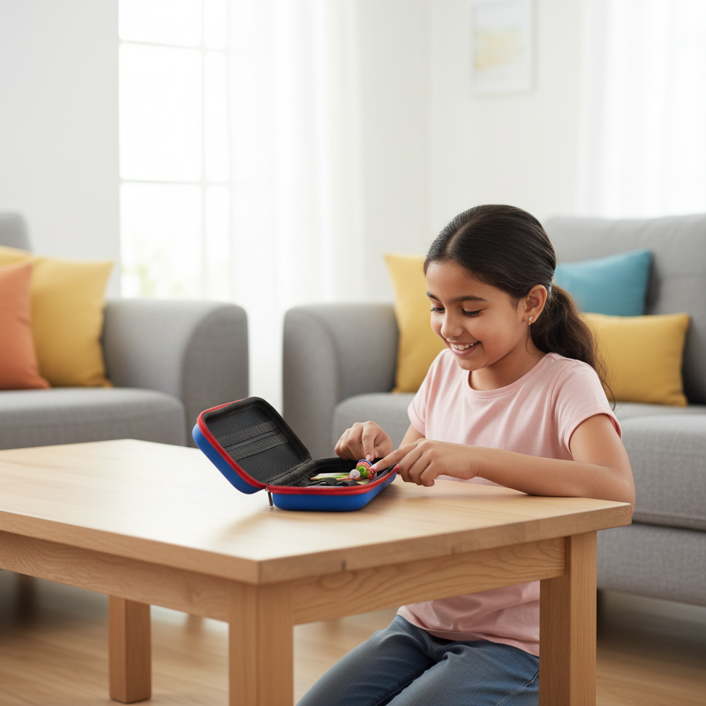 Ocean Princess Smart Pencil Case with Calculator