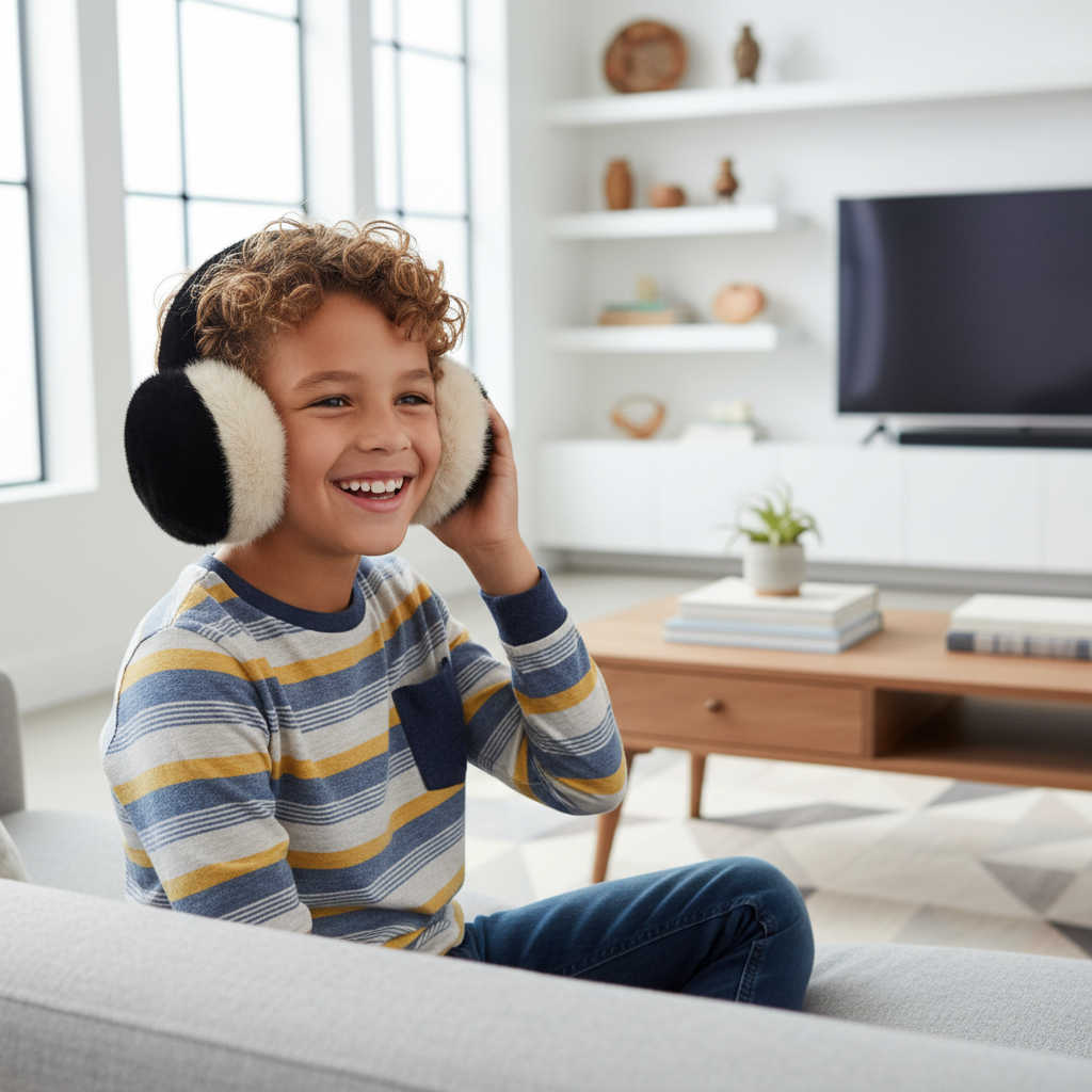 Winter Earmuffs for Kids 5 Years and Above