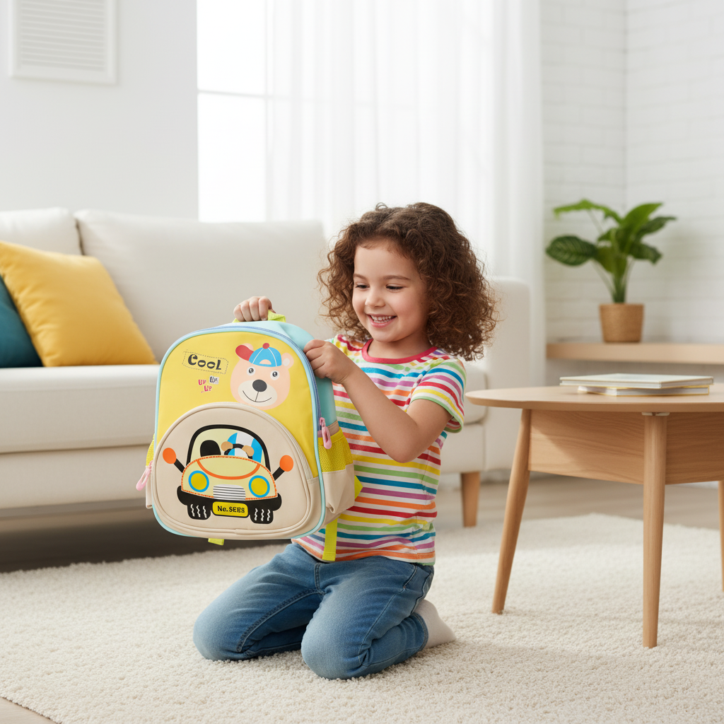 Bear Car Toddler Backpack