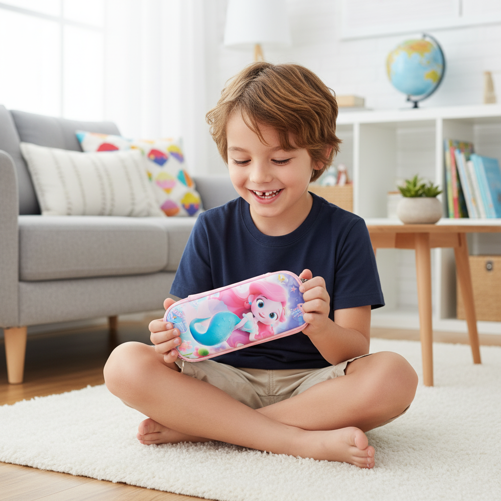 Galaxy Astronaut Zipper Pencil Pouch