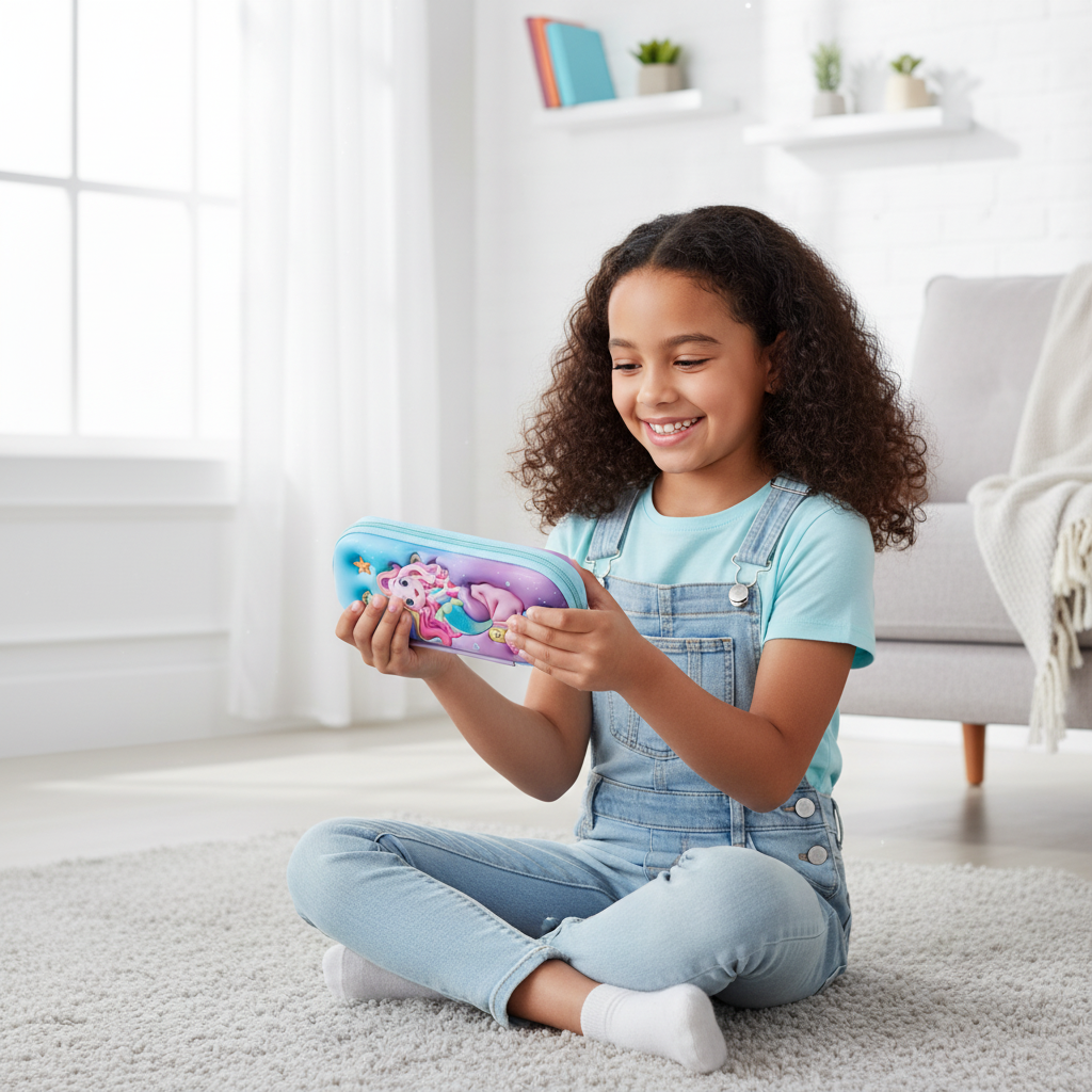 Galaxy Astronaut Zipper Pencil Pouch