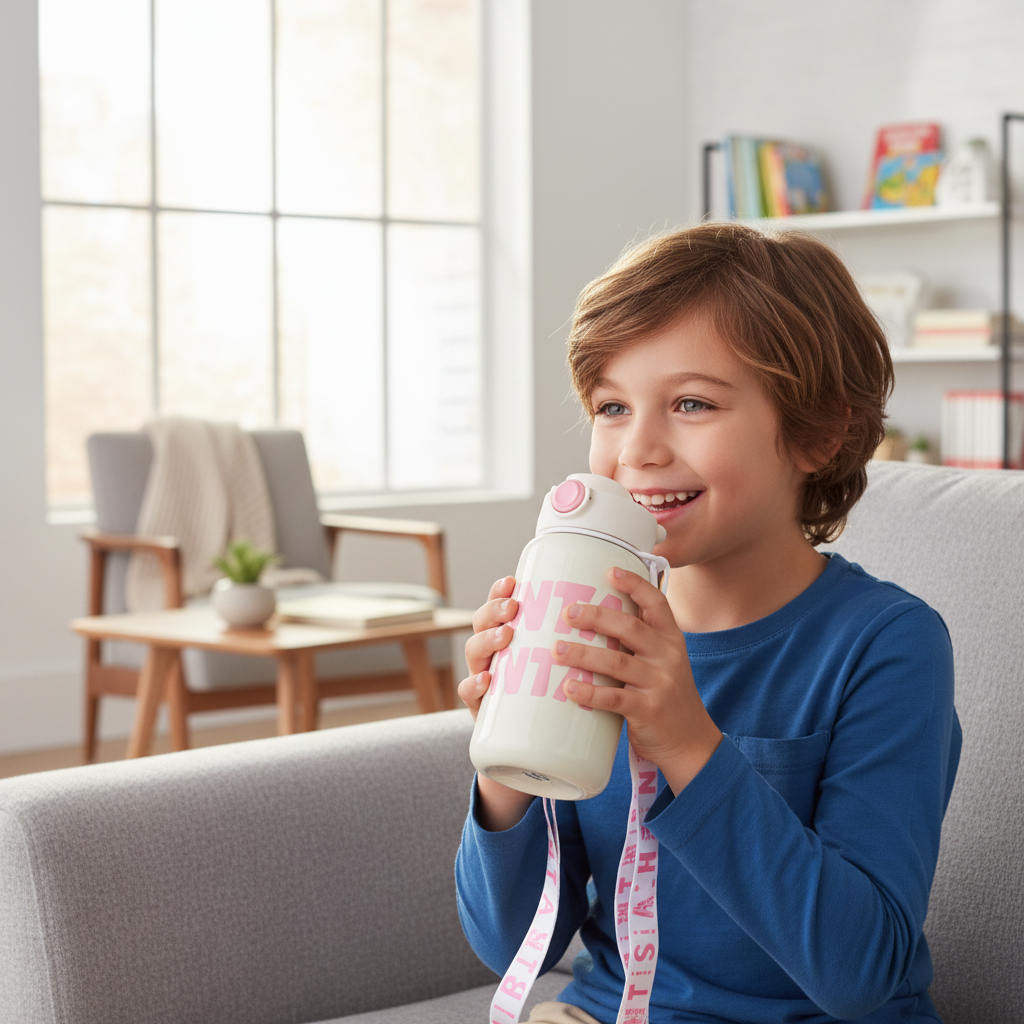 Cotton Candy Bear Sipper Bottle