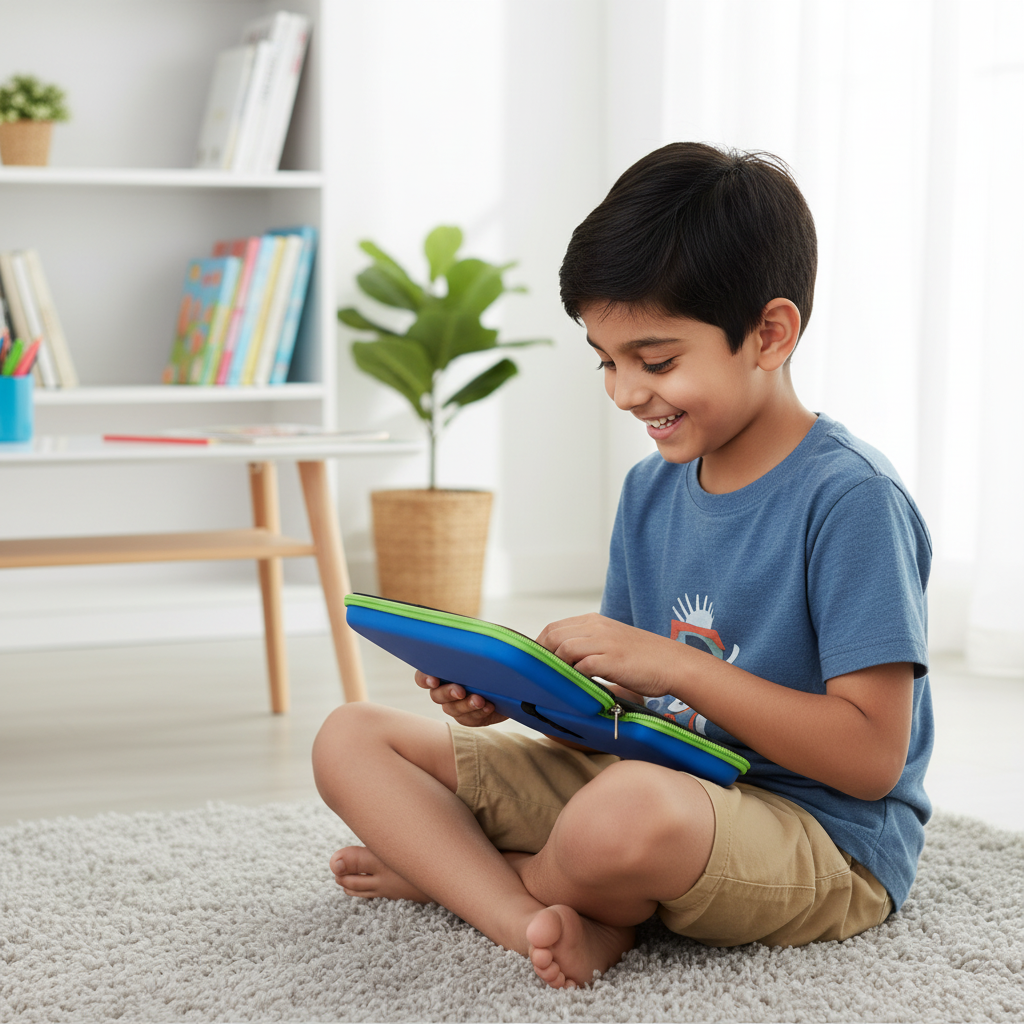 Ocean Princess Smart Pencil Case with Calculator