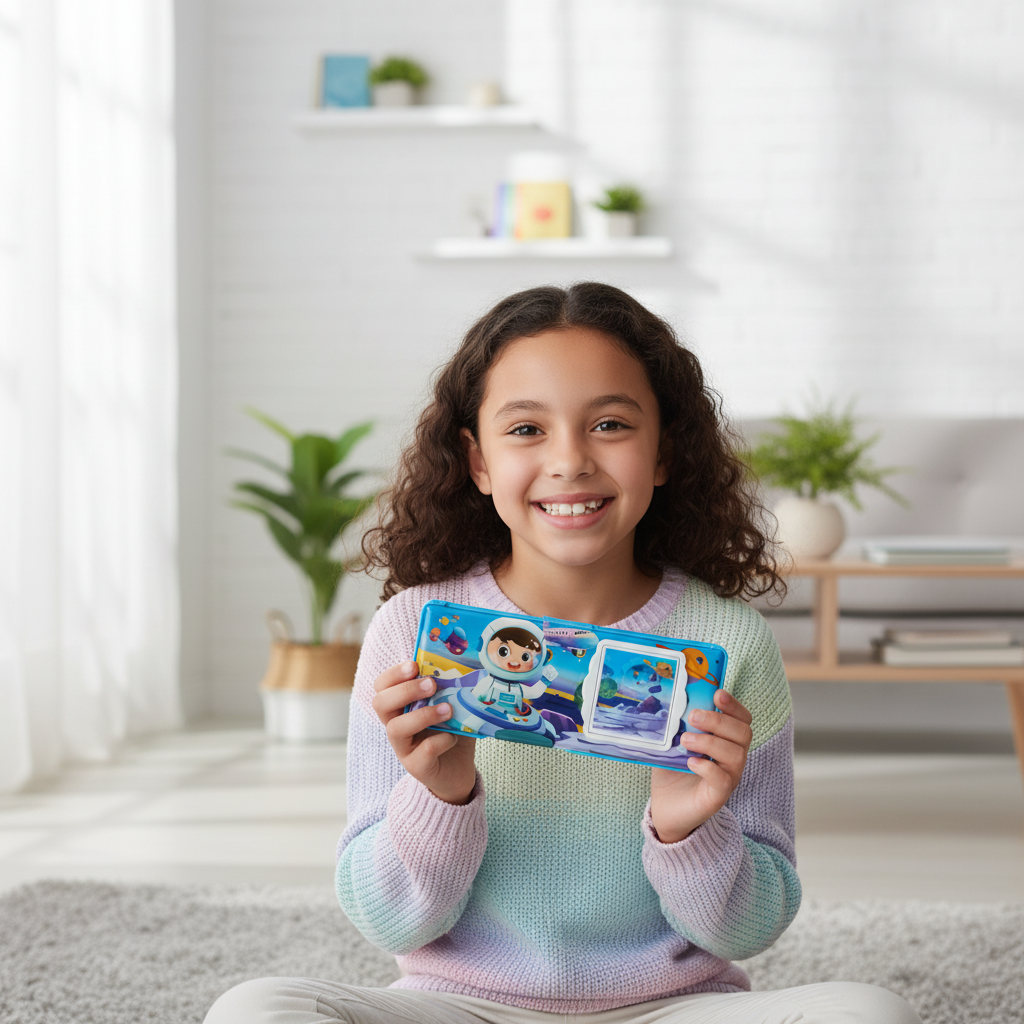 Space Kid Utility Pencil Box with Calculator