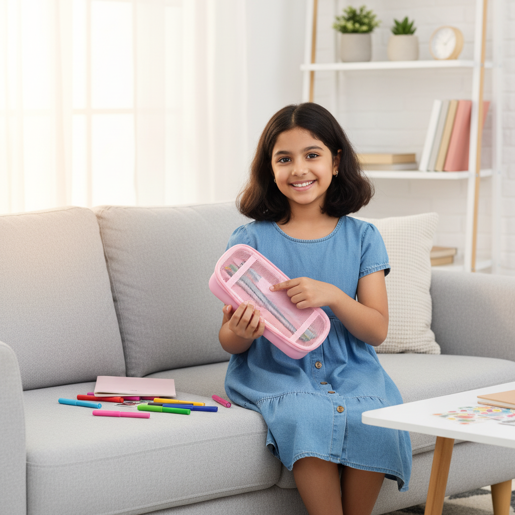 Galaxy Astronaut Zipper Pencil Pouch