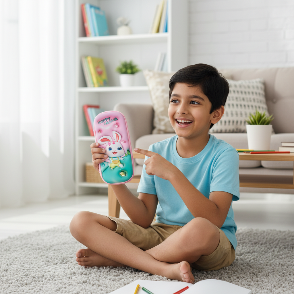 Galaxy Astronaut Zipper Pencil Pouch