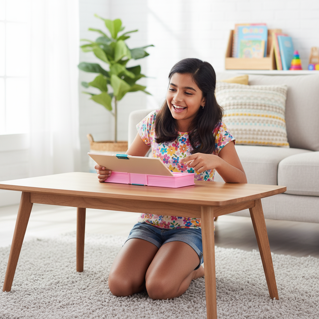 Love Friends Penguin Utility Pencil Box