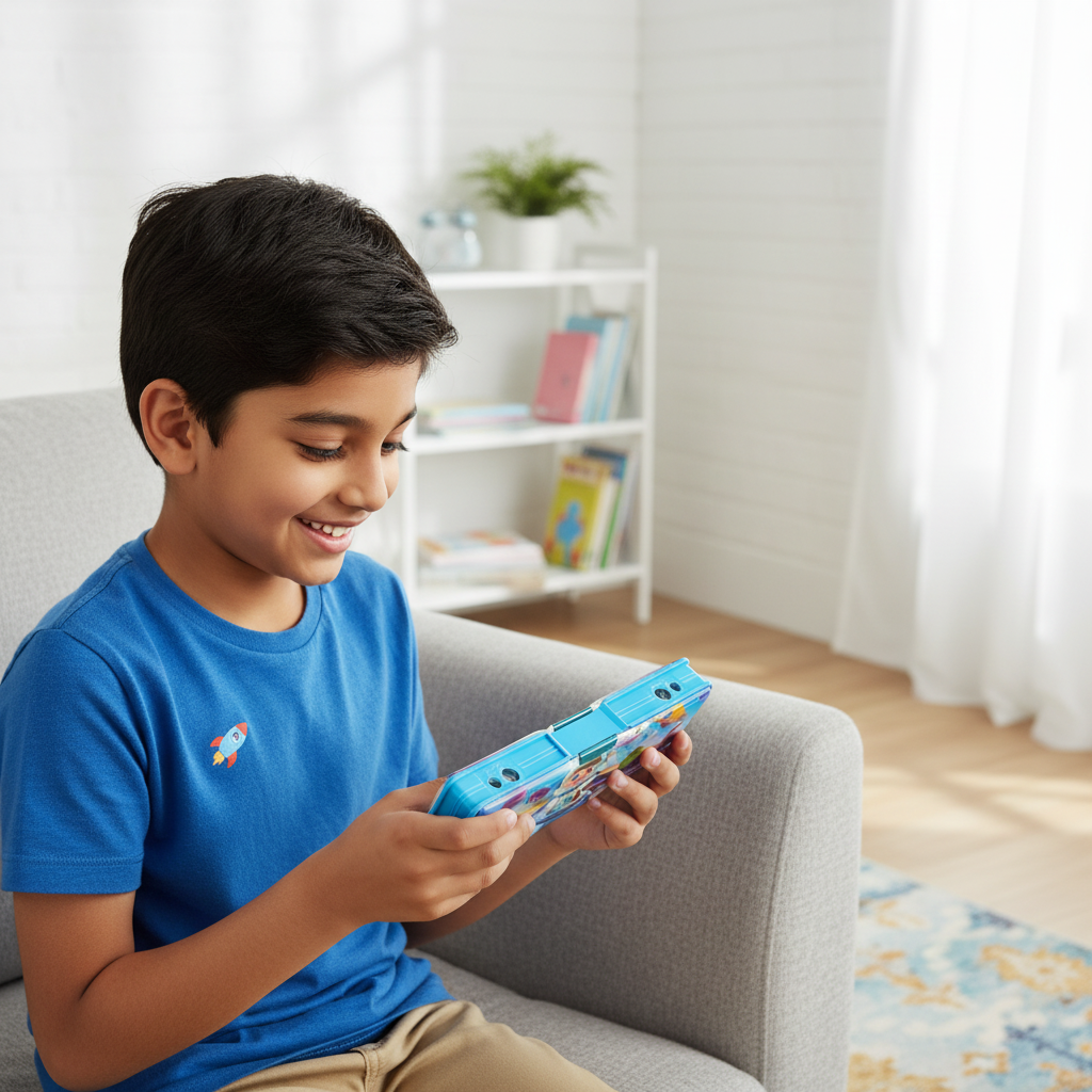 Space Kid Utility Pencil Box with Calculator