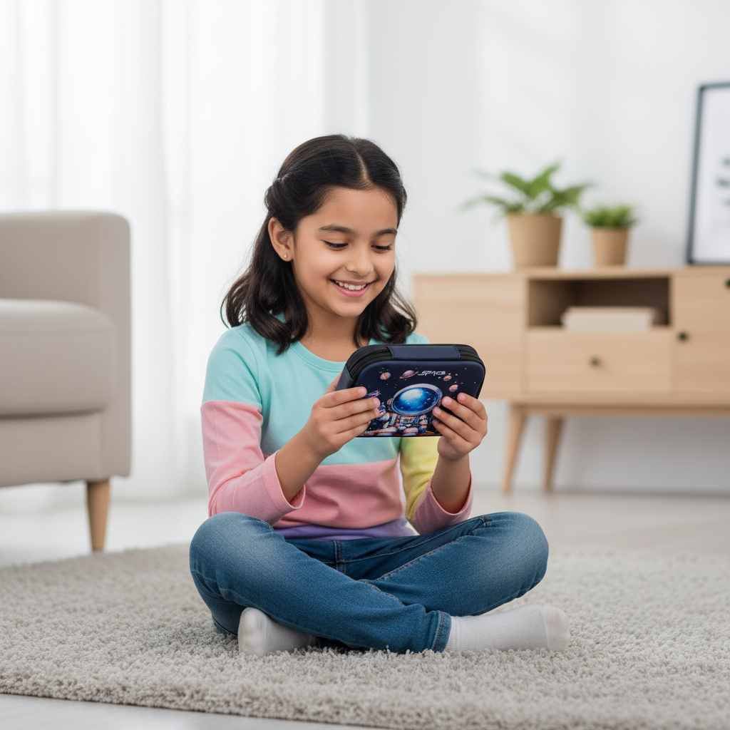 Galaxy Astronaut Zipper Pencil Pouch