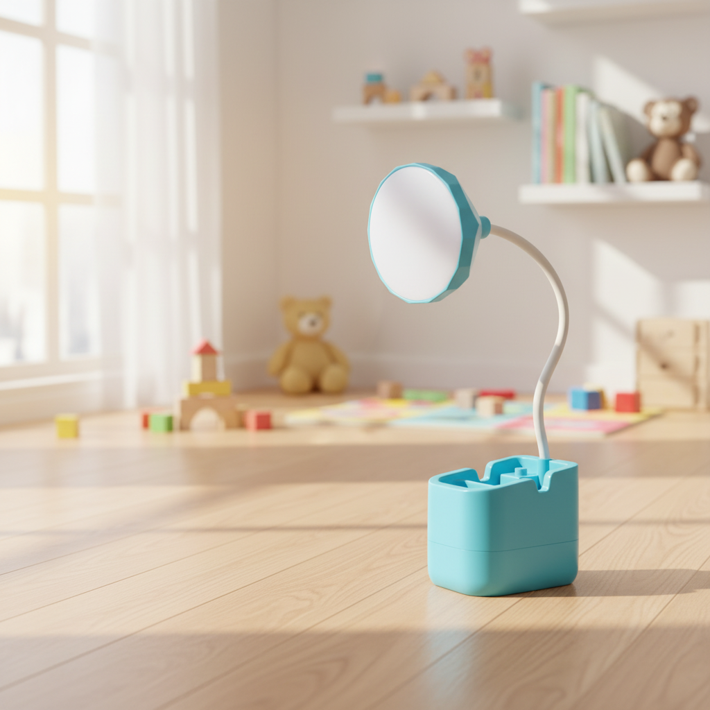 Mini Desk Organizer Lamp