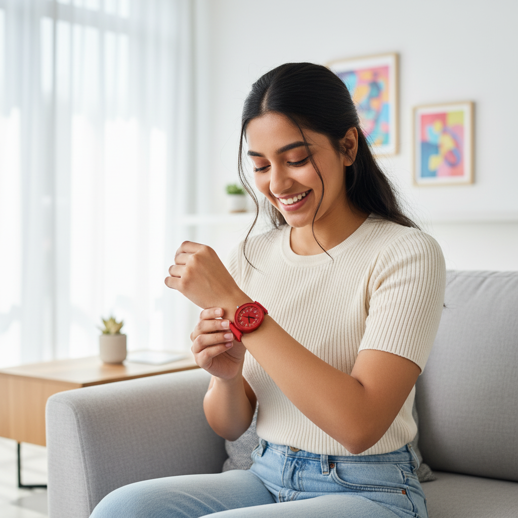 Ruby Oval Keindy Watch