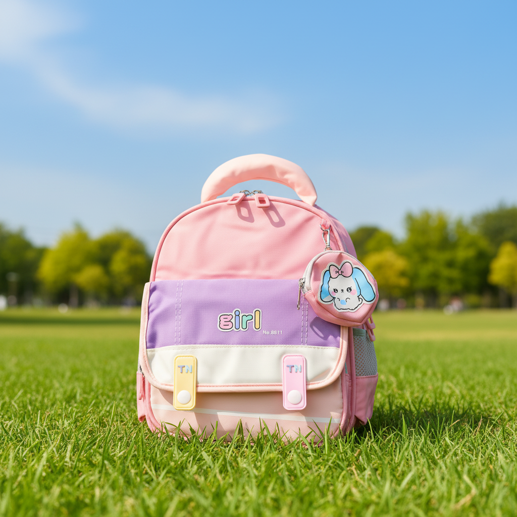 Lavender Puppy Toddler Backpack