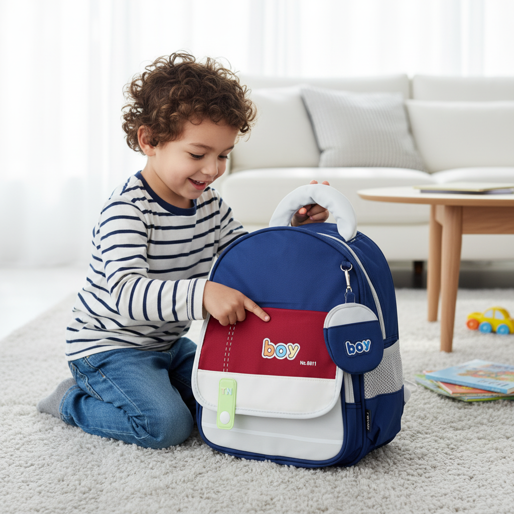 Lavender Puppy Toddler Backpack