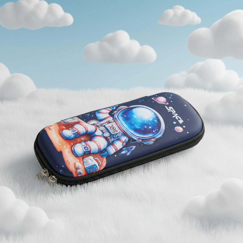 Galaxy Astronaut Zipper Pencil Pouch