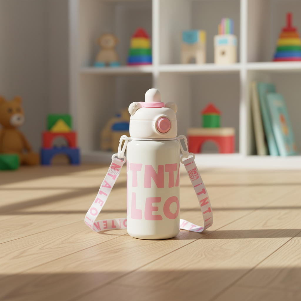 Cotton Candy Bear Sipper Bottle