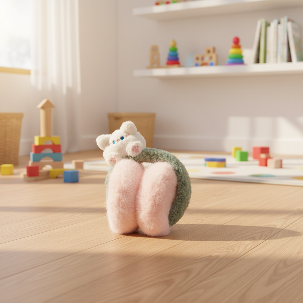 Bear-Themed Winter Earmuffs