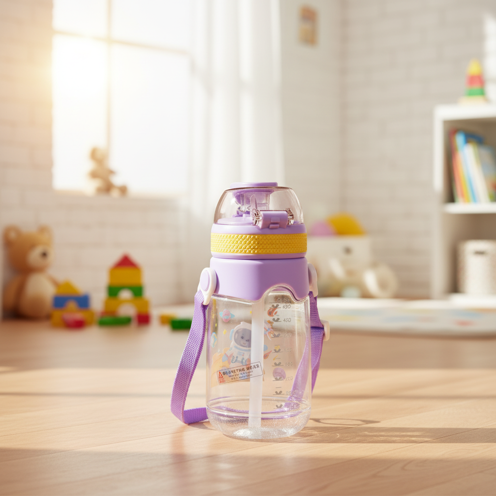 Astro Explorer Kids Straw Bottle